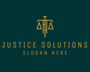 Judicial - Law Firm Legal Scale logo design