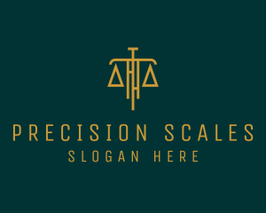 Law Firm Legal Scale logo design