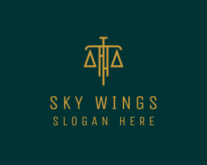 Law Firm Legal Scale logo design