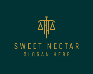 Law Firm Legal Scale logo design