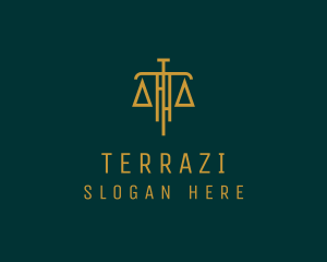 Law Firm Legal Scale logo design