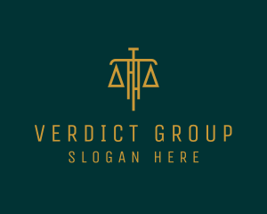 Law Firm Legal Scale logo design