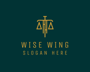 Law Firm Legal Scale logo design