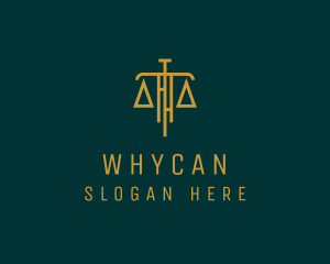 Law Firm Legal Scale logo design