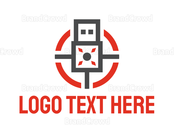 USB Flash Drive Logo