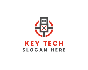 USB Flash Drive logo design