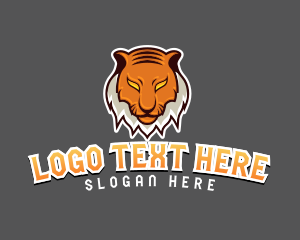 League - Predator Tiger Beast logo design
