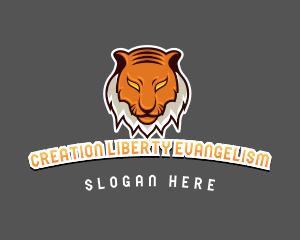 Predator Tiger Beast logo design