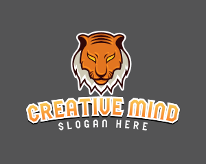 Predator Tiger Beast logo design