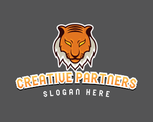 Predator Tiger Beast logo design