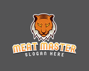 Predator Tiger Beast logo design