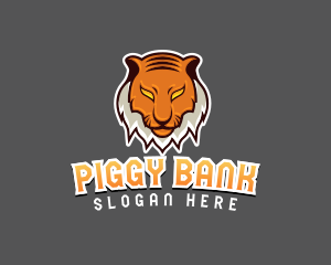 Predator Tiger Beast logo design