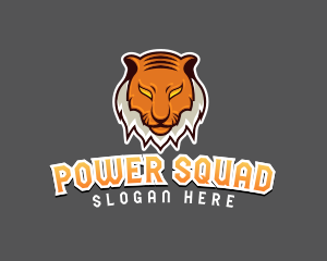 Squad - Predator Tiger Beast logo design