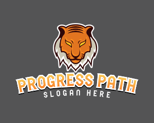 Predator Tiger Beast logo design