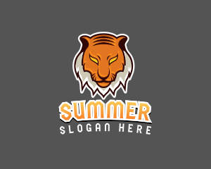 Predator Tiger Beast logo design