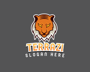 Predator Tiger Beast logo design