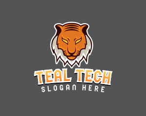 Predator Tiger Beast logo design