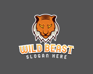 Predator Tiger Beast logo design