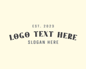 Shop - Generic Retro Company logo design