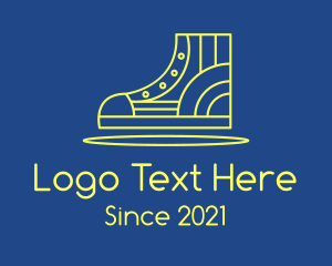 High Top - High Top Sneaker Line logo design