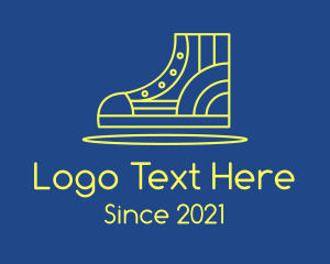 Line - High Top Sneaker Line logo design