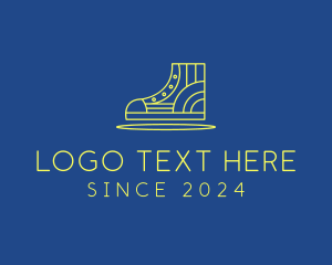 High - High Top Sneaker Line logo design