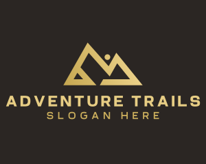 Mountain Summit Peak logo design