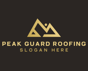 Mountain Summit Peak logo design