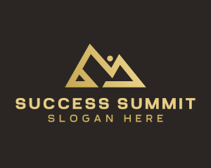 Mountain Summit Peak logo design