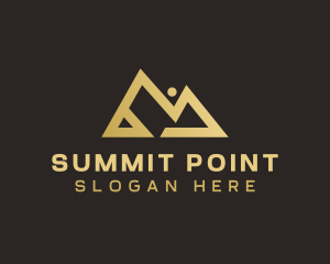 Mountain Summit Peak logo design