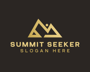 Mountain Summit Peak logo design