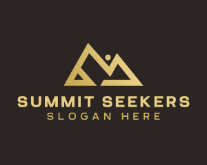 Mountain Summit Peak logo design