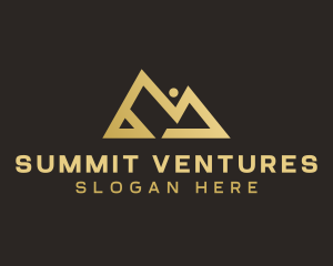 Mountain Summit Peak logo design