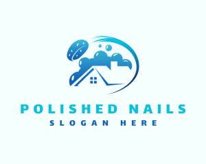 House Cleaning Sponge logo design