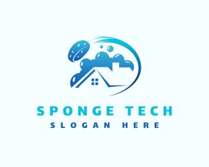 Sponge - House Cleaning Sponge logo design