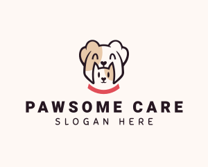 Dog Cat Pet Animal logo design