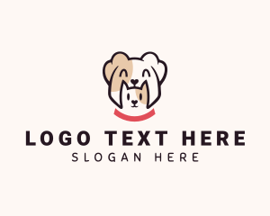 Bulldog - Dog Cat Pet Animal logo design