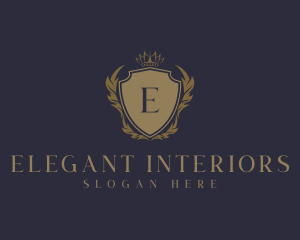 Luxury Ornament Crest logo design