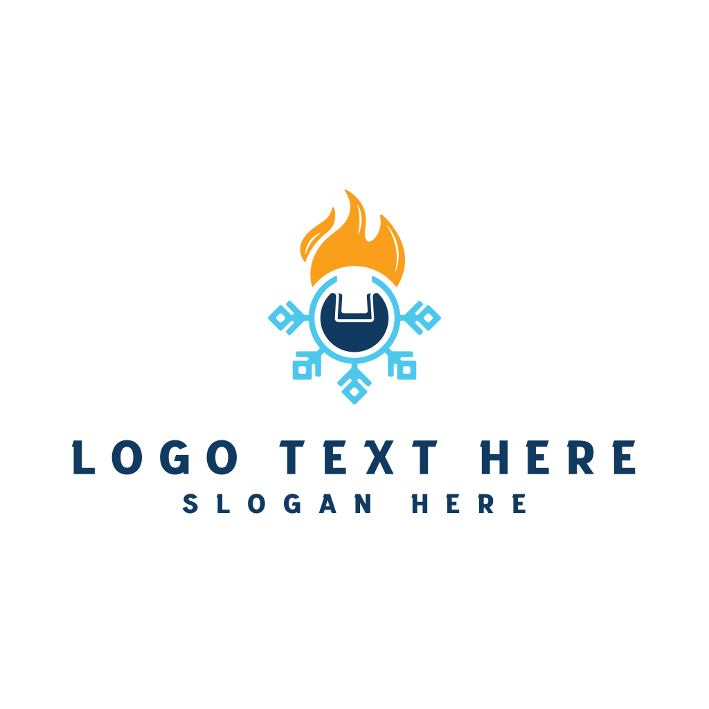 Wrench Thermostat Maintenance Logo | BrandCrowd Logo Maker