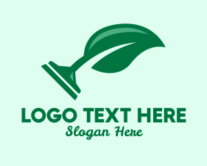 Cleaner - Natural Squeegee Cleaner logo design