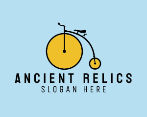 Artifact - Penny Farthing Bicycle logo design