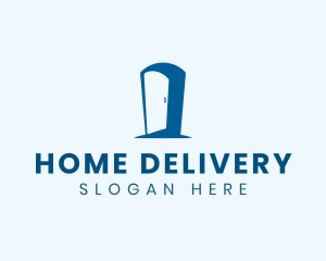 Open Door Keyhole logo design