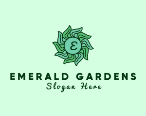 Plant Flower Organic Farm logo design