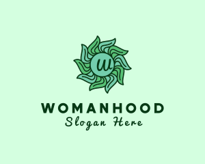 Plant Flower Organic Farm logo design