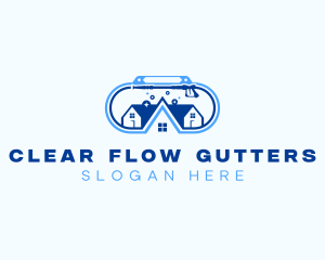 Roof Pressure Washer logo design