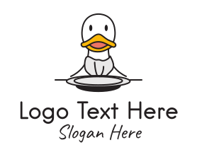 Restaurant - Duck Restaurant Diner logo design