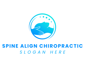 Chiropractor - Relax Massage Therapy logo design