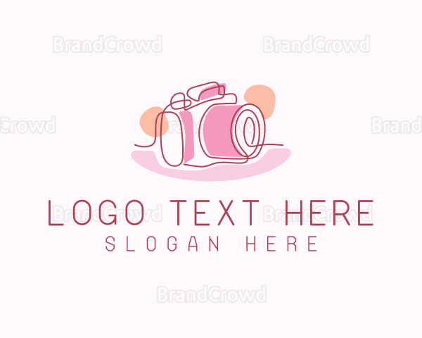 Cute Camera Photographer Logo