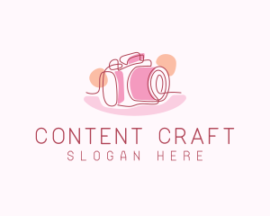 Cute Camera Photographer logo design