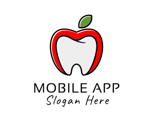 Apple Tooth Dental Logo